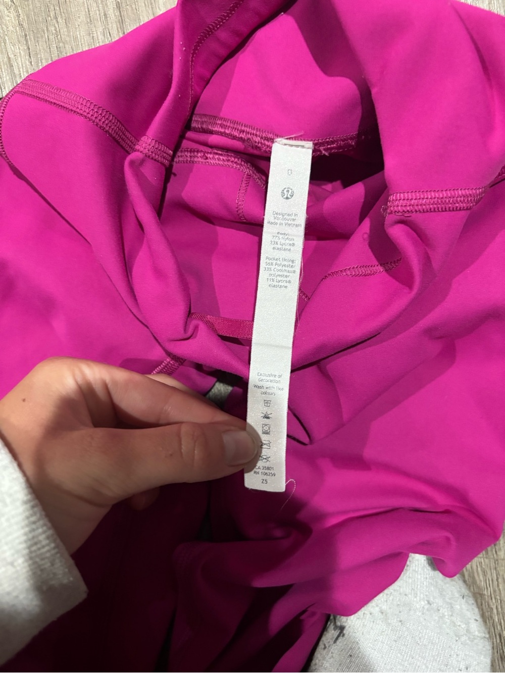 Lululemon Wunder Train Ripened Raspberry Size 0 28” Inseam - Picture 4 of 5